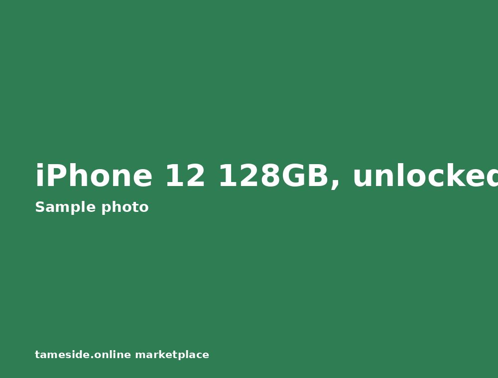 iPhone 12 128GB, unlocked